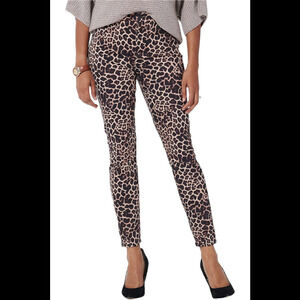 Jen7 by 7 for All Mankind Printed Ankle Skinny Jeans Golden Leopard - Regular